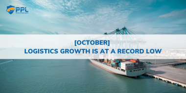 [October] Logistics growth is at a record low